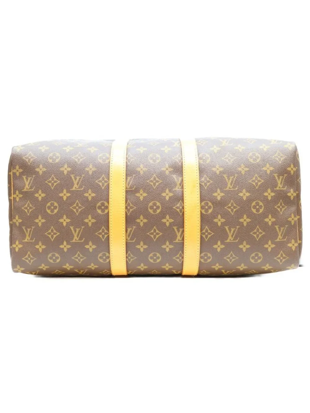 Louis Vuitton Brown Monogram Keepall 45 Boston Bag